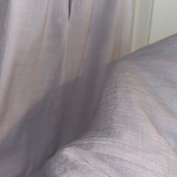 Mlle Gabrielle- White Sleeveless High-Low Maxi Dress size Medium - Picture 9 of 10